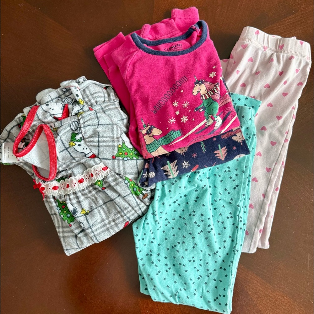 Mixed Brands Pajamas Bundle Sz8